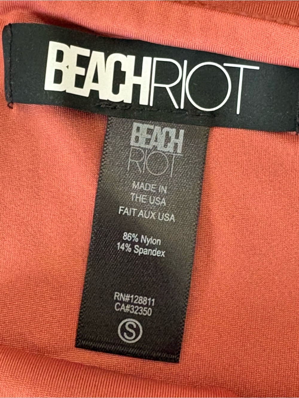 Beach Riot Ivy Bikini Bottom & Top In Rust Size Small - Picture 8 of 8